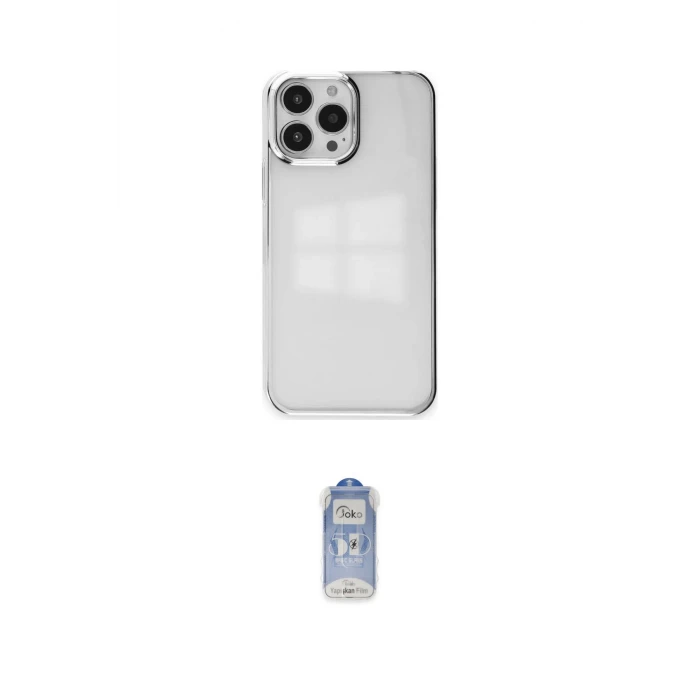 ieg™ iPhone 14 Pro Kılıf Doruk Doku Prime - Siyah Joko Magic 5D Cam