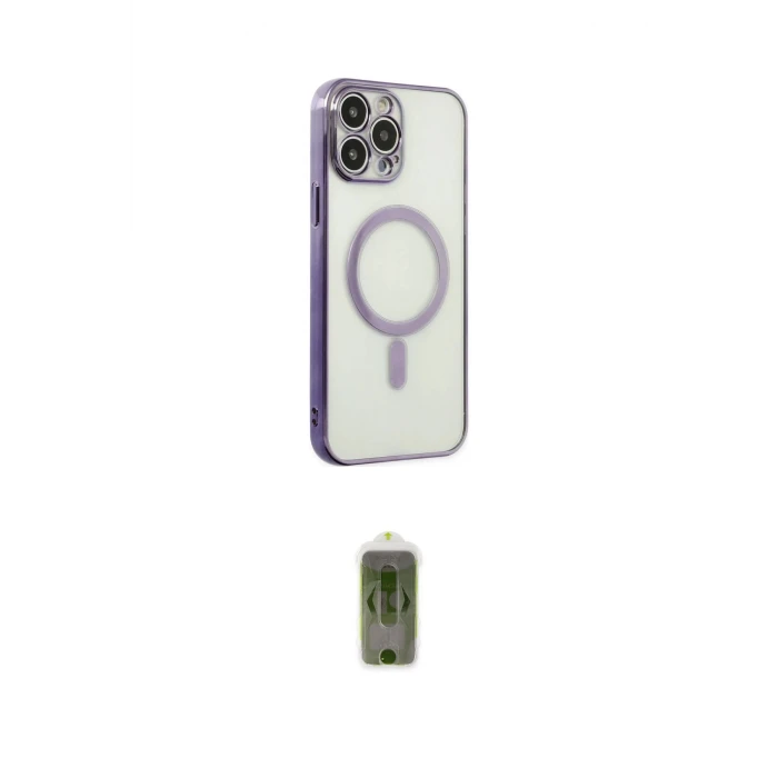 ieg™ iPhone 14 Pro Kılıf Doruk Minimal - Siyah Joko Magic 5D Hayalet Cam