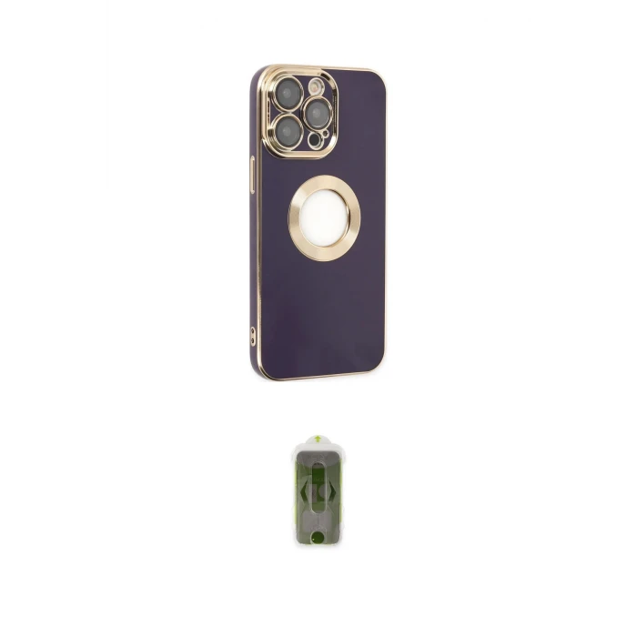ieg™ iPhone 14 Pro Kılıf İz Form Serisi - Siyah Joko Magic 5D Hayalet Cam