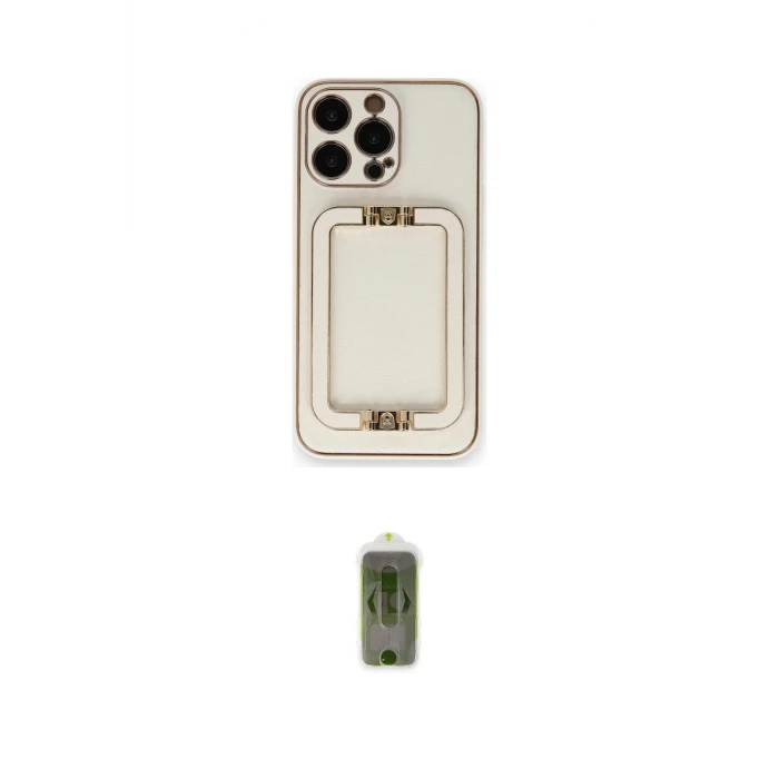 ieg™ iPhone 14 Pro Kılıf Kozmos Minimal Prime - Siyah Joko Magic 5D Hayalet Cam