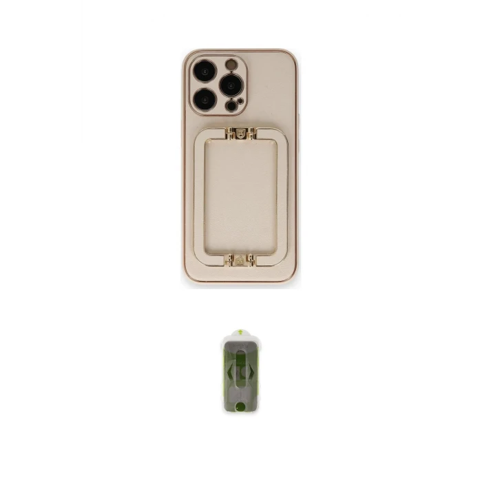 ieg™ iPhone 14 Pro Kılıf Kozmos Minimal Prime - Siyah Joko Magic 5D Hayalet Cam