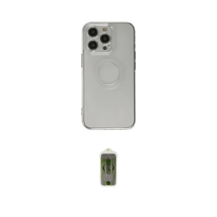 ieg™ iPhone 14 Pro Kılıf Kutup Klasik - Siyah Joko Magic 5D Hayalet Cam