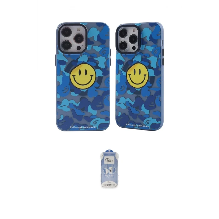 ieg™ iPhone 14 Pro Kılıf Nova Doku Koleksiyonu - Siyah Joko Magic 5D Cam