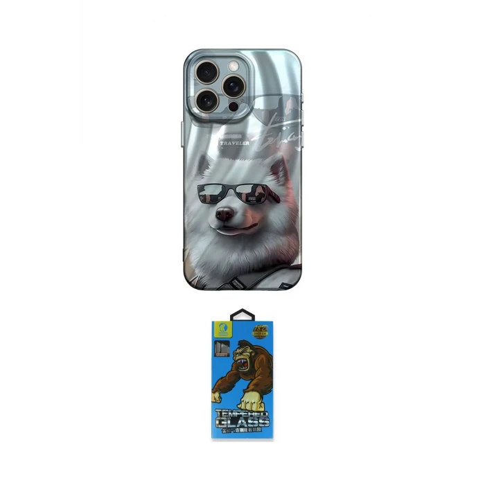 ieg™ iPhone 14 Pro Kılıf Nova Doku Prime - Siyah 18D Cam Ekran Koruyucu