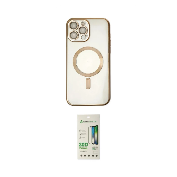 ieg™ iPhone 14 Pro Kılıf Nova Işık Özel Seri - Siyah 20D Premium Cam Ekran Koruyucu