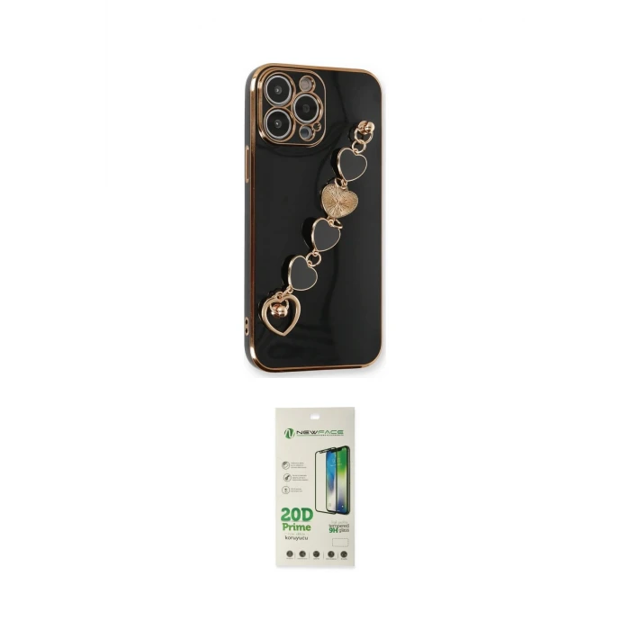 ieg™ iPhone 14 Pro Kılıf Nova Işık Prime - Siyah 20D Premium Cam Ekran Koruyucu