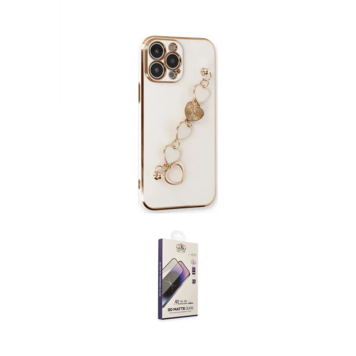ieg™ iPhone 14 Pro Kılıf Nova Işık Prime - Siyah Bilvis 3D Mat Cam Ekran Koruyucu