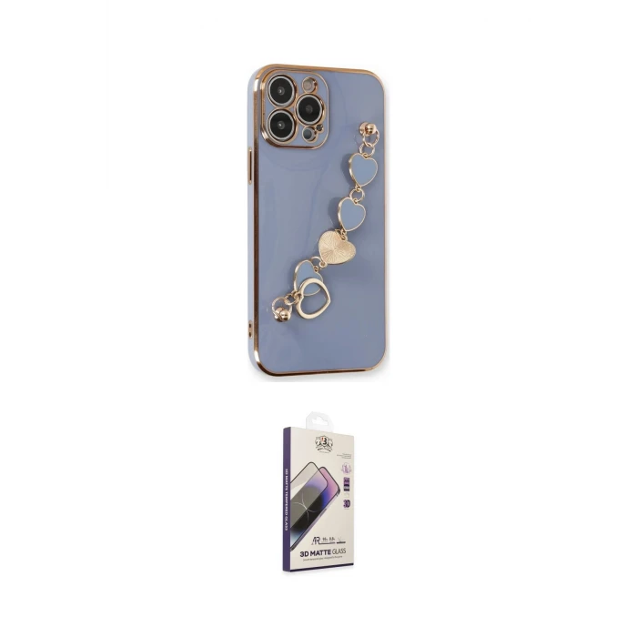 ieg™ iPhone 14 Pro Kılıf Nova Işık Prime - Siyah Bilvis 3D Mat Cam Ekran Koruyucu