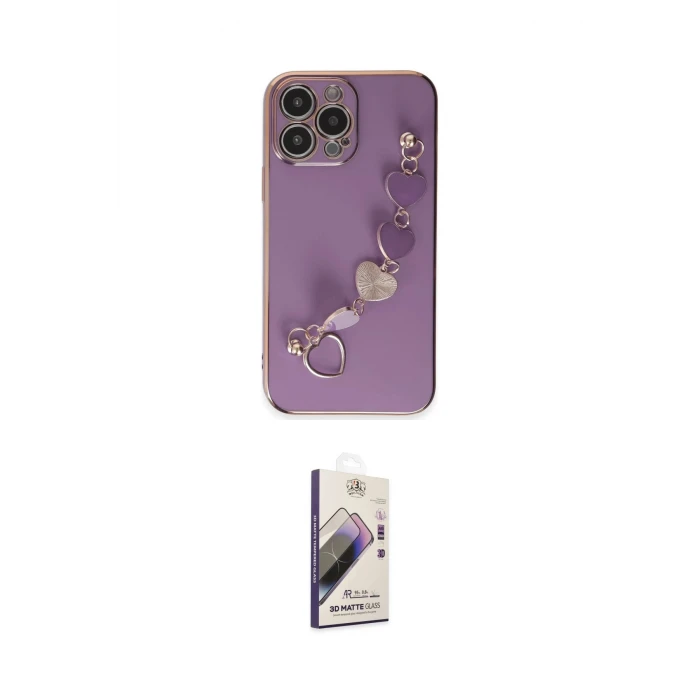 ieg™ iPhone 14 Pro Kılıf Nova Işık Prime - Siyah Bilvis 3D Mat Cam Ekran Koruyucu
