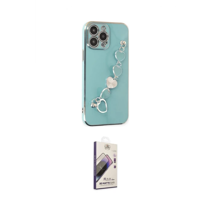 ieg™ iPhone 14 Pro Kılıf Nova Işık Prime - Siyah Bilvis 3D Mat Cam Ekran Koruyucu