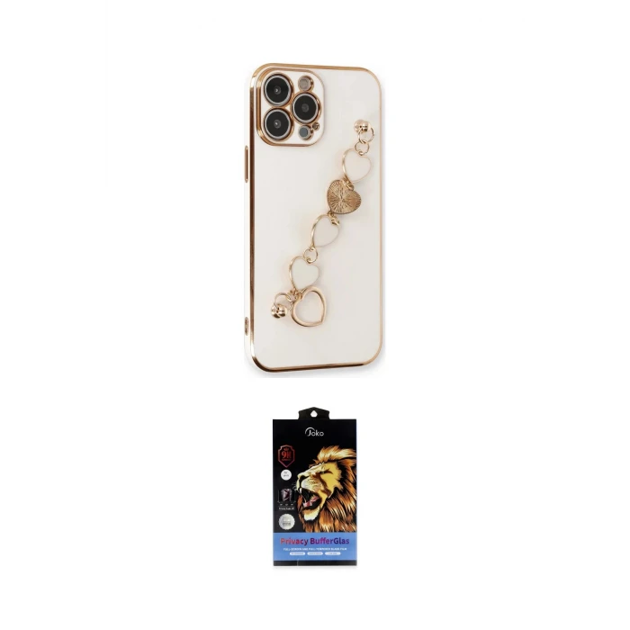 ieg™ iPhone 14 Pro Kılıf Nova Işık Prime - Siyah Buffer Hayalet Cam Ekran Koruyucu