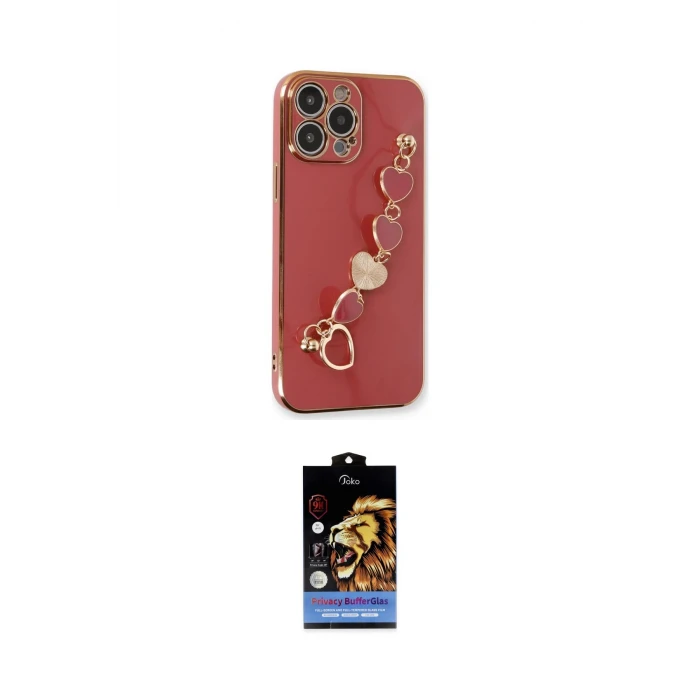 ieg™ iPhone 14 Pro Kılıf Nova Işık Prime - Siyah Buffer Hayalet Cam Ekran Koruyucu