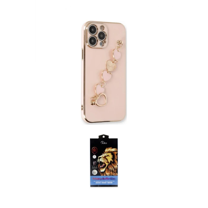 ieg™ iPhone 14 Pro Kılıf Nova Işık Prime - Siyah Buffer Hayalet Cam Ekran Koruyucu