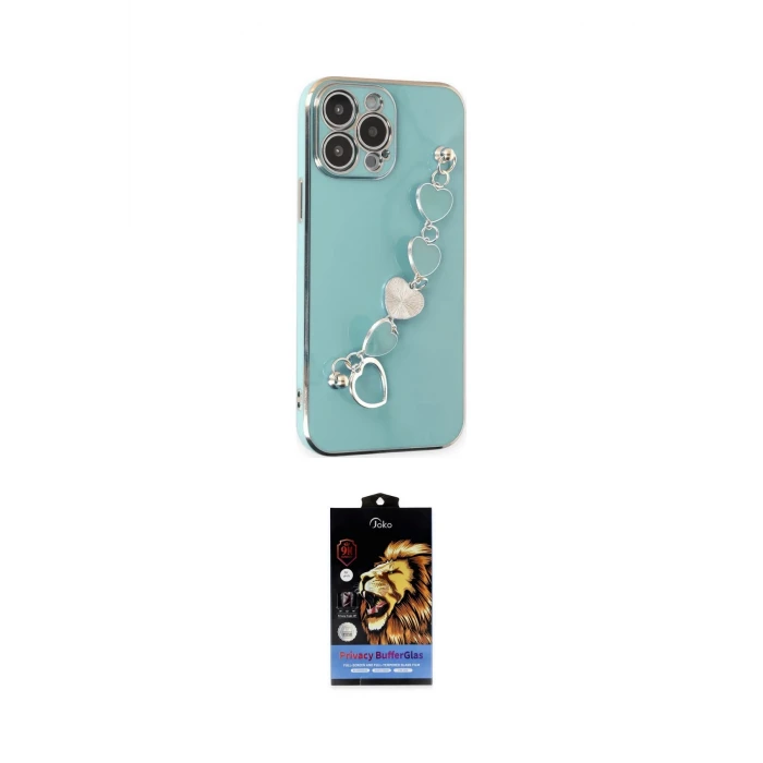 ieg™ iPhone 14 Pro Kılıf Nova Işık Prime - Siyah Buffer Hayalet Cam Ekran Koruyucu