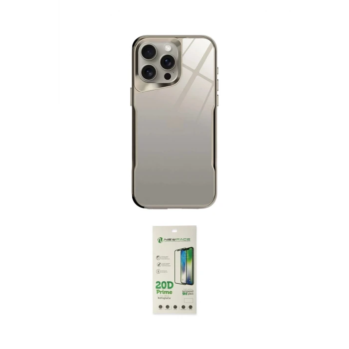 ieg™ iPhone 14 Pro Kılıf Odak Doku - Siyah 20D Premium Cam Ekran Koruyucu
