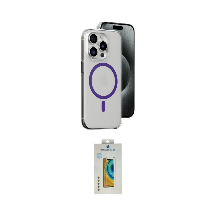 ieg™ iPhone 14 Pro Kılıf Odak Form Özel Seri - Siyah Polymer Nano Ekran Koruyucu