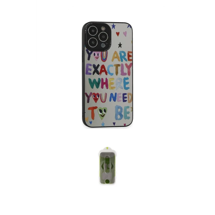 ieg™ iPhone 14 Pro Kılıf Odak Klasik Serisi - Siyah Joko Magic 5D Hayalet Cam