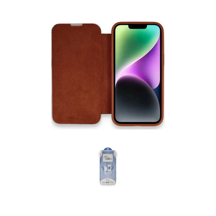 ieg™ iPhone 14 Pro Kılıf Siluet Minimal Serisi - Siyah Joko Magic 5D Cam