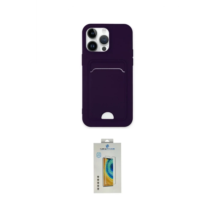 ieg™ iPhone 14 Pro Kılıf Vadi Çizgi Prime - Siyah Polymer Nano Ekran Koruyucu