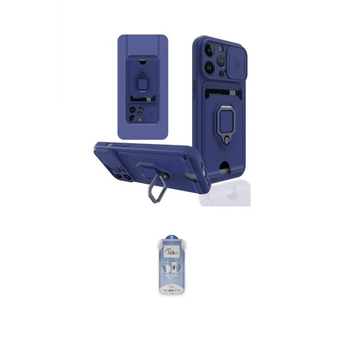 ieg™ iPhone 14 Pro Kılıf Vadi Form Prime - Siyah Joko Magic 5D Cam