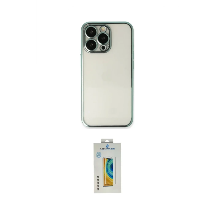 ieg™ iPhone 14 Pro Kılıf Vadi Minimal - Siyah Polymer Nano Ekran Koruyucu