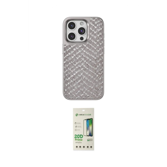 ieg™ iPhone 14 Pro Kılıf Vadi Özel Seri - Siyah 20D Premium Cam Ekran Koruyucu
