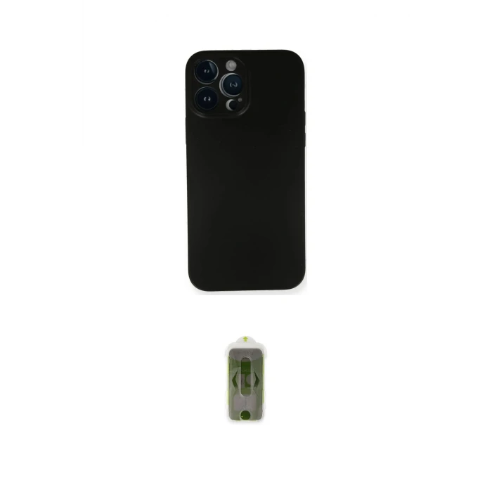 ieg™ iPhone 14 Pro Kılıf Yadigar Yansıma Serisi - Siyah Joko Magic 5D Hayalet Cam