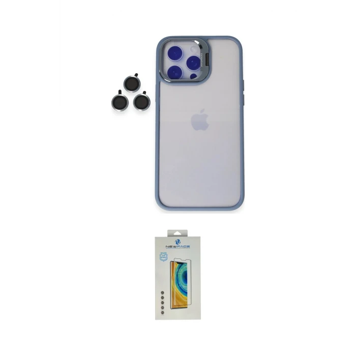 ieg™ iPhone 14 Pro Kılıf Yankı Asil Serisi - Siyah Polymer Nano Ekran Koruyucu