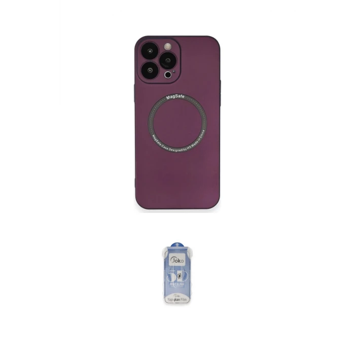 ieg™ iPhone 14 Pro Kılıf Zirve Klasik Prime - Siyah Joko Magic 5D Cam
