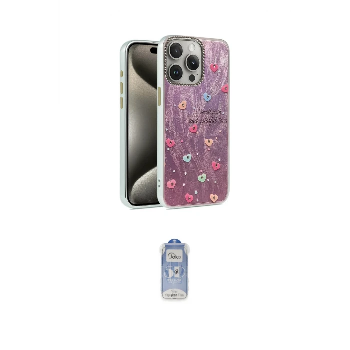 ieg™ iPhone 14 Pro Kılıf Zirve Modern Prime - Siyah Joko Magic 5D Cam