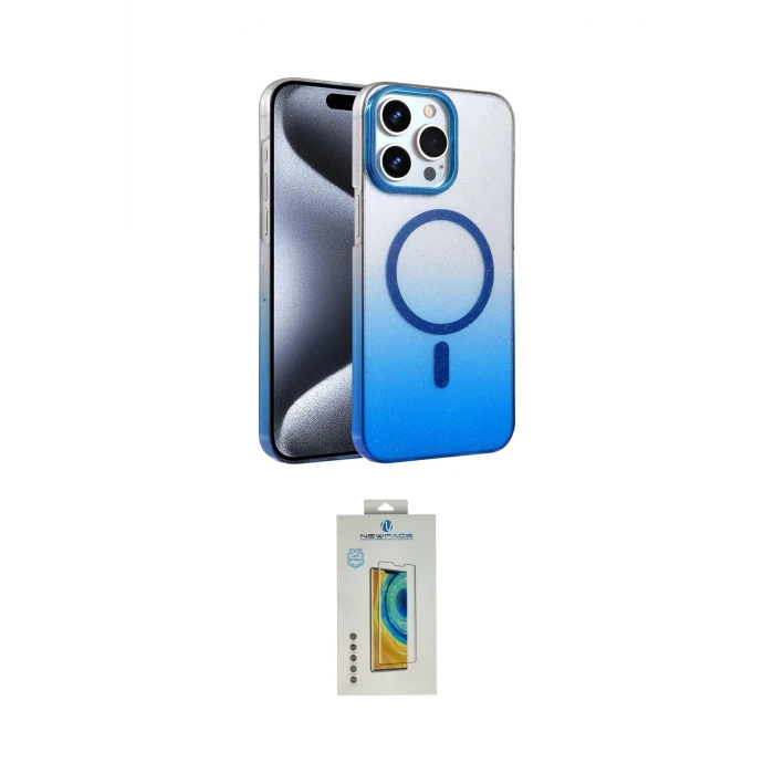 ieg™ iPhone 14 Pro Max Kılıf Ahenk Doku Özel Seri - Siyah Polymer Nano Ekran Koruyucu