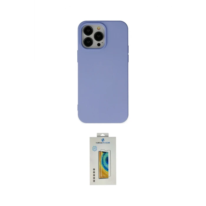 ieg™ iPhone 14 Pro Max Kılıf Ahenk Serisi - Siyah Polymer Nano Ekran Koruyucu