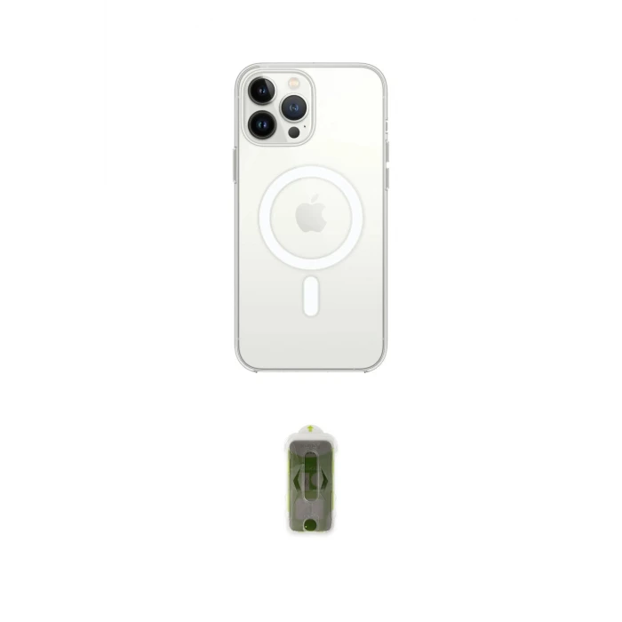 ieg™ iPhone 14 Pro Max Kılıf Ahenk Yansıma Prime - Siyah Joko Magic 5D Hayalet Cam
