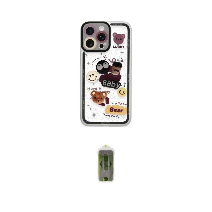 ieg™ iPhone 14 Pro Max Kılıf Çekirdek Asil - Siyah Joko Magic 5D Hayalet Cam