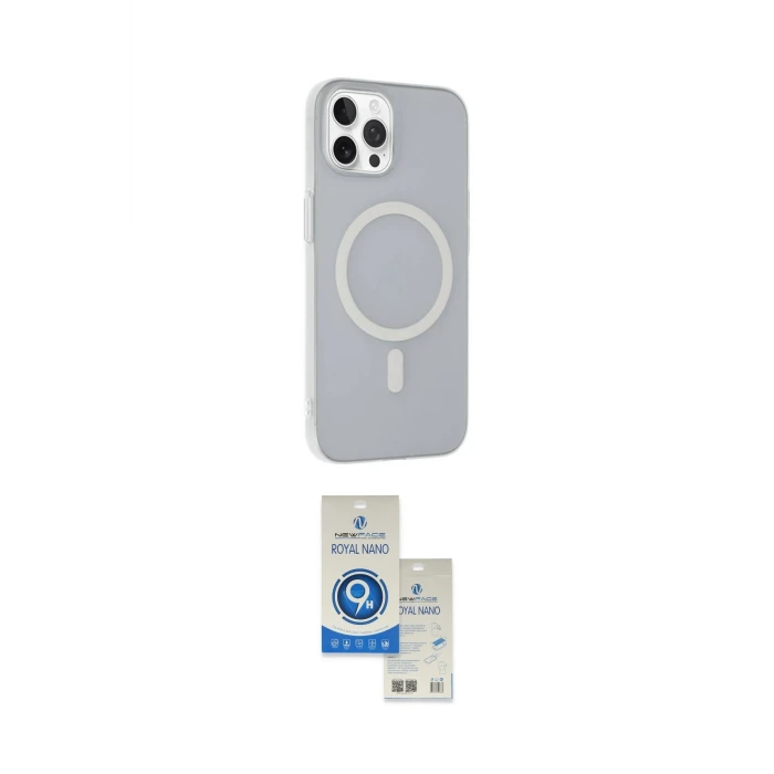 ieg™ iPhone 14 Pro Max Kılıf Çekirdek Modern Prime - Şeffaf Royal Nano Ekran Koruyucu