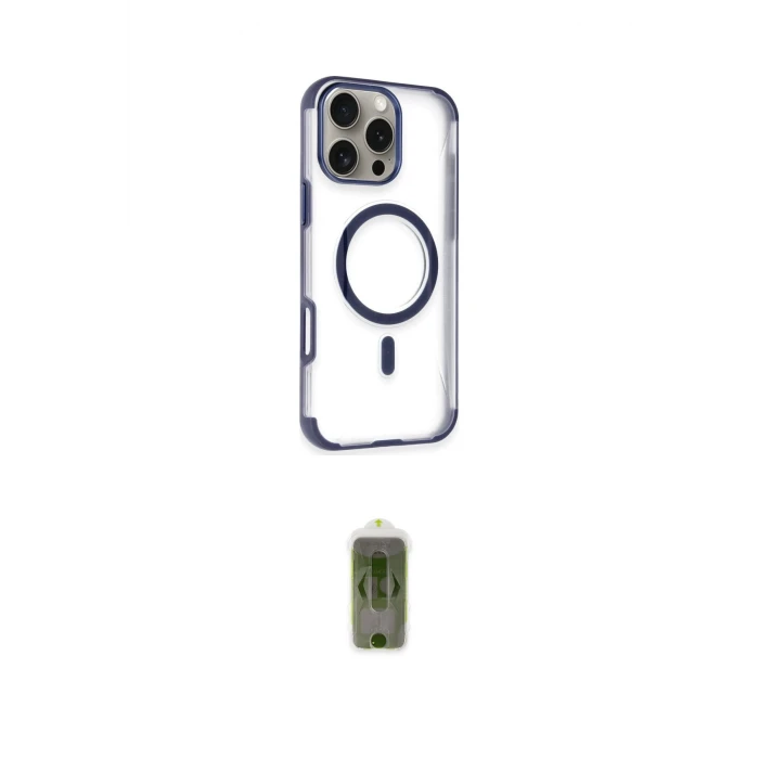 ieg™ iPhone 14 Pro Max Kılıf Eksen Klasik Koleksiyonu - Siyah Joko Magic 5D Hayalet Cam
