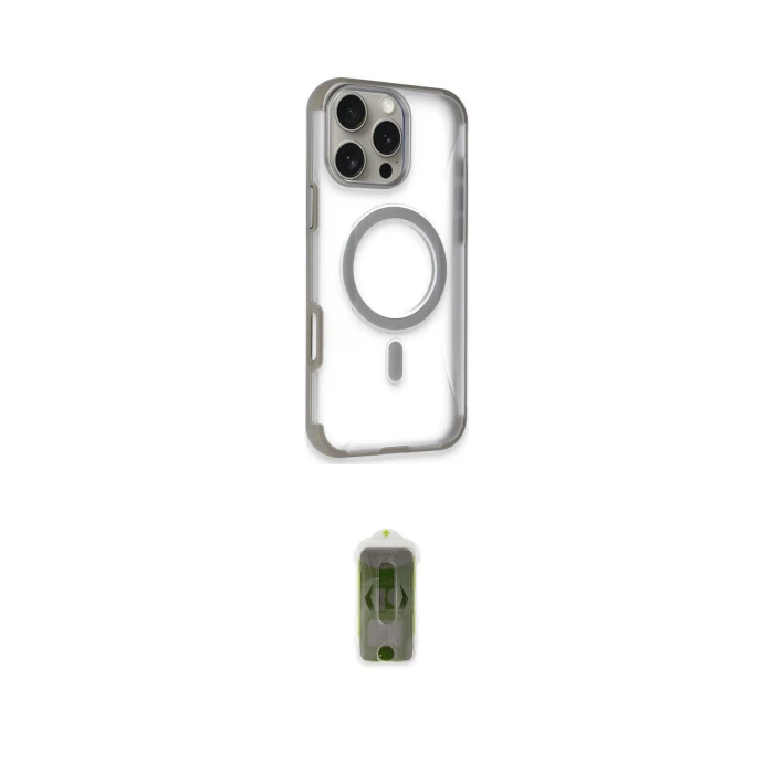 ieg™ iPhone 14 Pro Max Kılıf Eksen Klasik Koleksiyonu - Siyah Joko Magic 5D Hayalet Cam