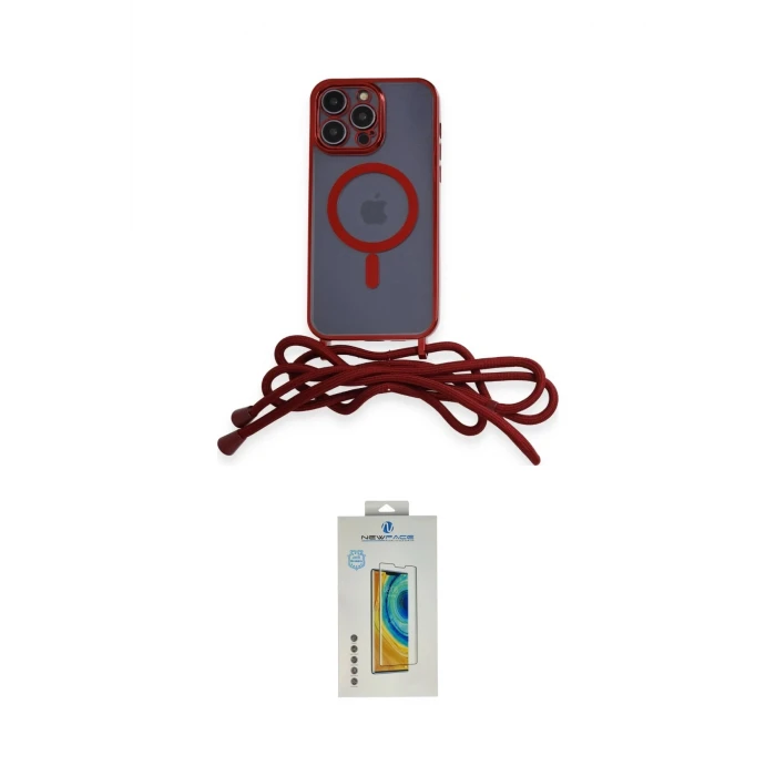 ieg™ iPhone 14 Pro Max Kılıf Eksen Özel Seri - Siyah Polymer Nano Ekran Koruyucu