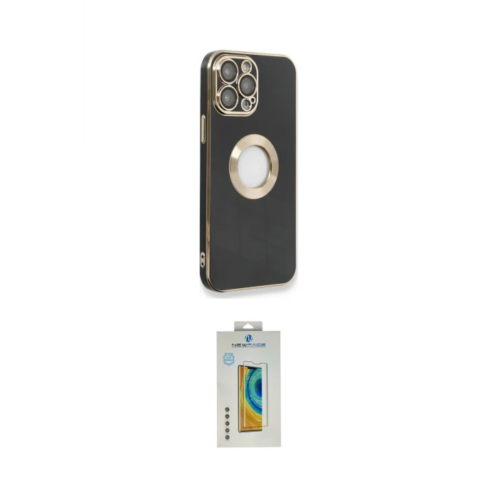 ieg™ iPhone 14 Pro Max Kılıf İz Form Serisi - Siyah Polymer Nano Ekran Koruyucu