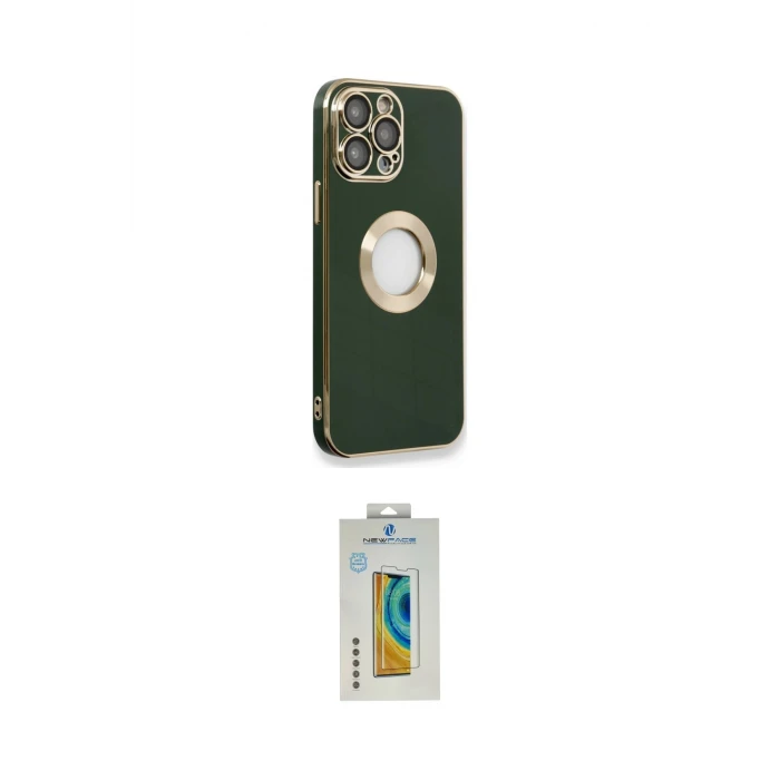 ieg™ iPhone 14 Pro Max Kılıf İz Form Serisi - Siyah Polymer Nano Ekran Koruyucu
