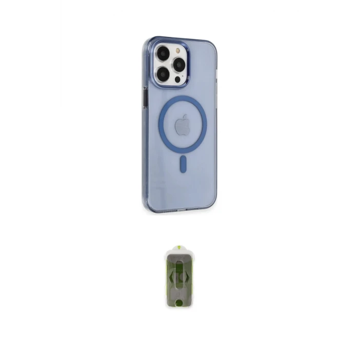 ieg™ iPhone 14 Pro Max Kılıf Kıvılcım Asil Özel Seri - Siyah Joko Magic 5D Hayalet Cam