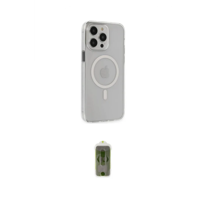 ieg™ iPhone 14 Pro Max Kılıf Kıvılcım Asil Özel Seri - Siyah Joko Magic 5D Hayalet Cam