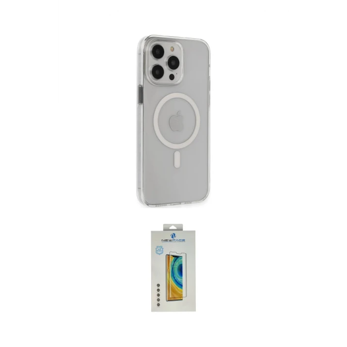 ieg™ iPhone 14 Pro Max Kılıf Kıvılcım Asil Özel Seri - Siyah Polymer Nano Ekran Koruyucu