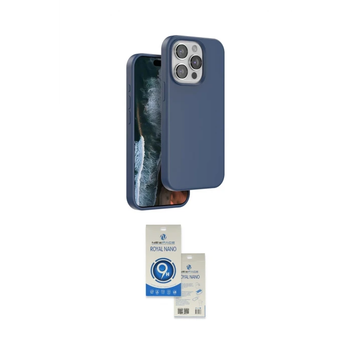 ieg™ iPhone 14 Pro Max Kılıf Kıvılcım Çizgi Serisi - Şeffaf Royal Nano Ekran Koruyucu