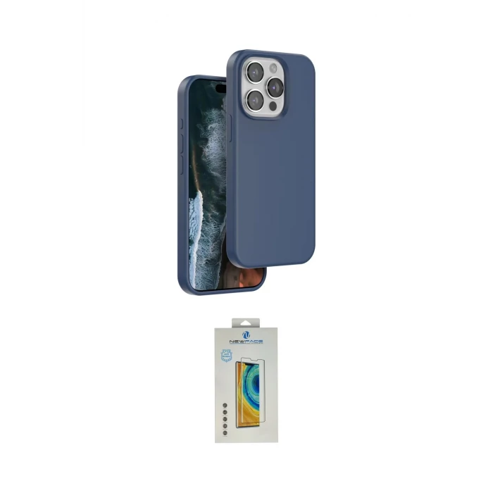 ieg™ iPhone 14 Pro Max Kılıf Kıvılcım Çizgi Serisi - Siyah Polymer Nano Ekran Koruyucu