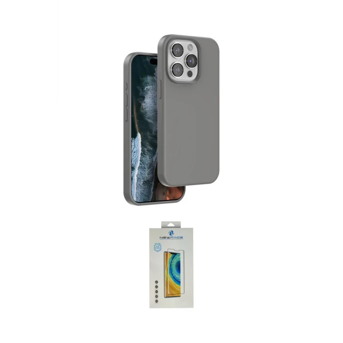 ieg™ iPhone 14 Pro Max Kılıf Kıvılcım Çizgi Serisi - Siyah Polymer Nano Ekran Koruyucu