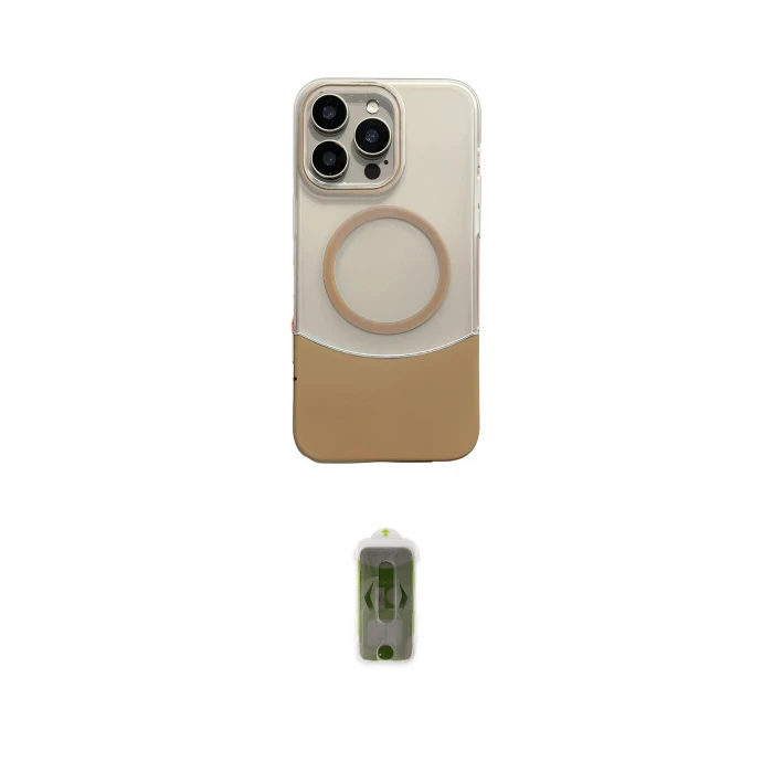 ieg™ iPhone 14 Pro Max Kılıf Kozmos Form Özel Seri - Siyah Joko Magic 5D Hayalet Cam
