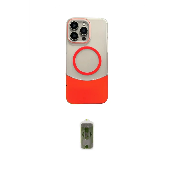 ieg™ iPhone 14 Pro Max Kılıf Kozmos Form Özel Seri - Siyah Joko Magic 5D Hayalet Cam