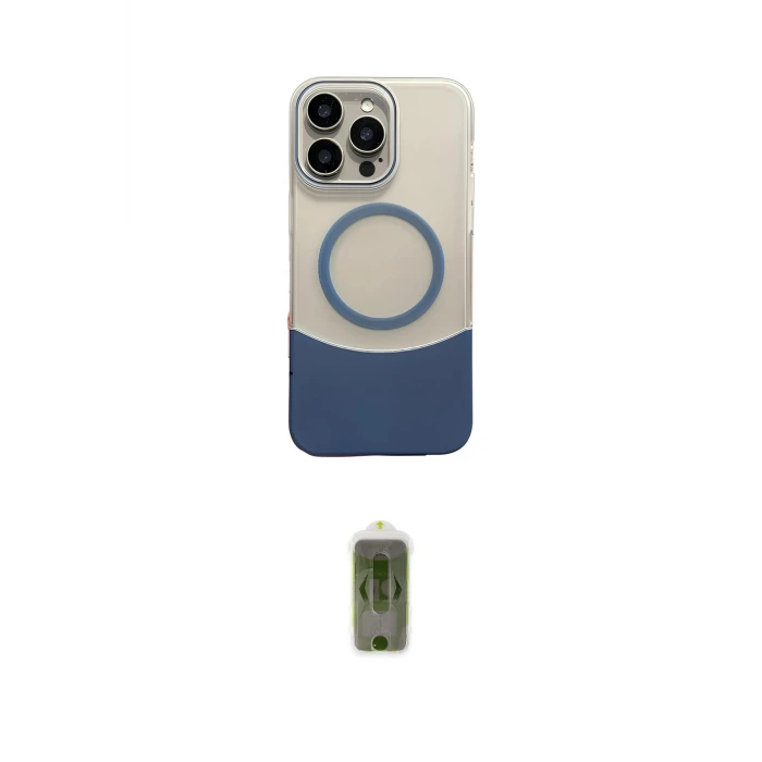 ieg™ iPhone 14 Pro Max Kılıf Kozmos Form Özel Seri - Siyah Joko Magic 5D Hayalet Cam