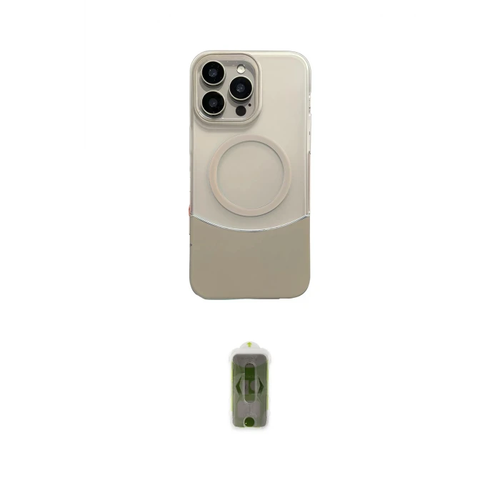 ieg™ iPhone 14 Pro Max Kılıf Kozmos Form Özel Seri - Siyah Joko Magic 5D Hayalet Cam